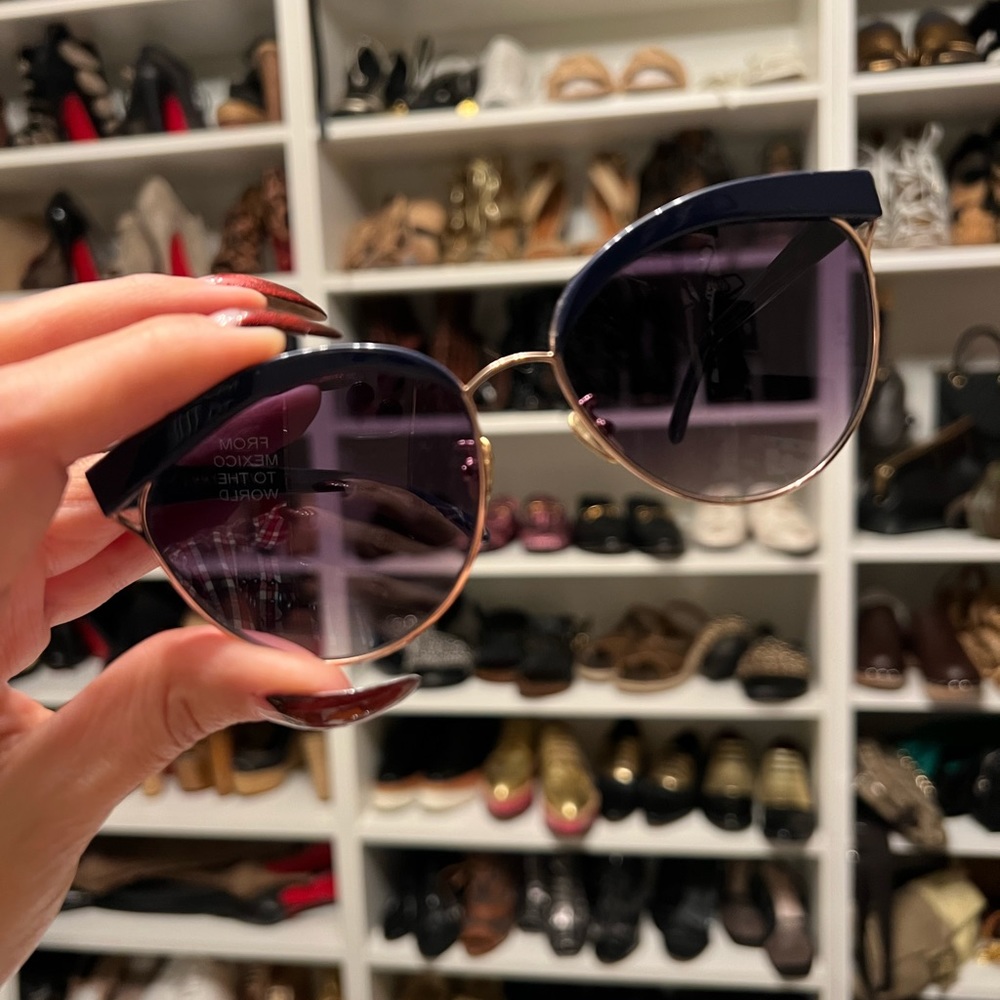 Jimmy Fairly Blue Cat Eye Glasses